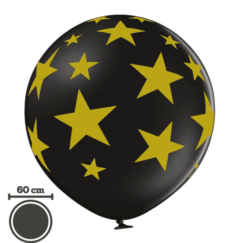Tähdet jätti-ilmapallo 60 cm musta