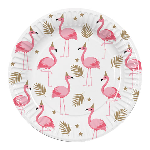 Flamingo suuri pahvilautanen 10 kpl/pkt