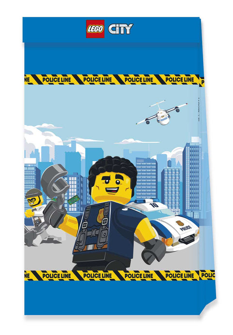 Lego city kaverilahjapussi paperinen 4 kpl/pkt