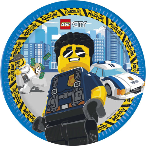 Lego City suuri pahvilautanen 8 kpl/pkt