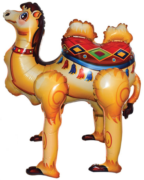 Kameli 4D ilmatäytteinen foliopallo oranssi 41x48cm